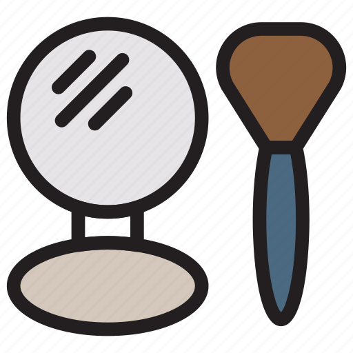 Beauty, brush, cosmetic, mirror icon - Download on Iconfinder