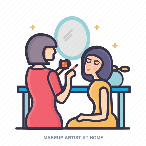 Artist, beauty, ladies, lipstick, makeup, mirror, wellness icon - Download on Iconfinder