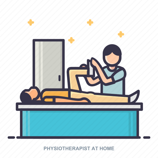 Activity, bed, bones, execise, fitness, men, physiotherapist icon - Download on Iconfinder