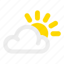 clement, cloud, sunny, sunshine, warm, weather