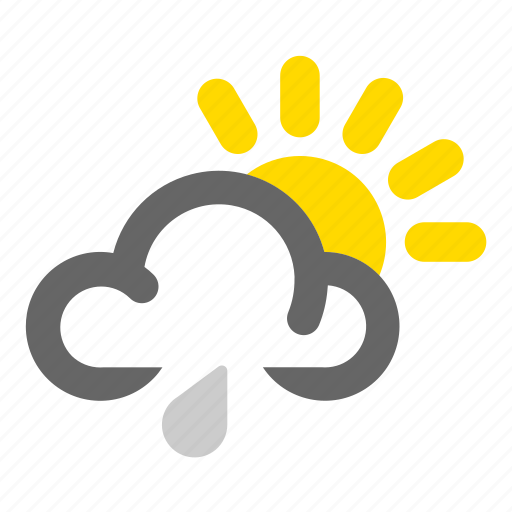 Sleet, sunshine, weather icon - Download on Iconfinder