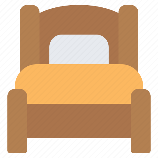 Single bed, bed, bedroom, sleeping, hotel, room, furniture icon - Download on Iconfinder