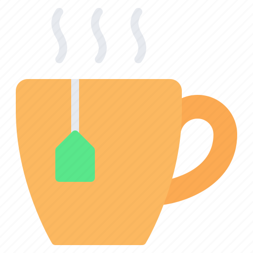 Tea, cup, mug, tea bag, hot, drink, herbal icon - Download on Iconfinder