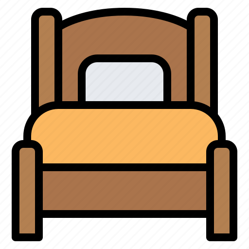 Single bed, bed, bedroom, sleeping, hotel, room, furniture icon - Download on Iconfinder