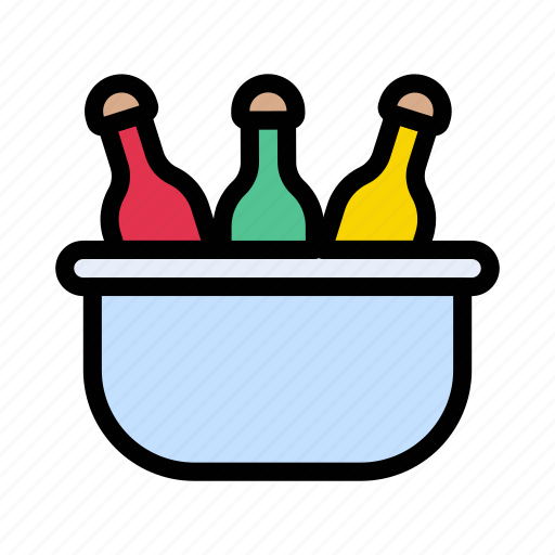 Drinks, bucket, champagne, bottle, bar icon - Download on Iconfinder
