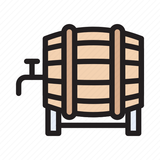Container, drum, beer, tap, bar icon - Download on Iconfinder