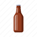 beer, bottle, brown bottle