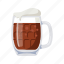 beer, dimpled, mug, ale, bock, dunkel, glass 