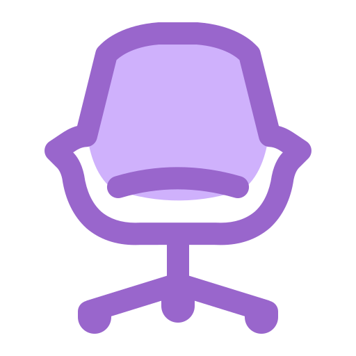 Workplace, interior, creative space, coworking, furniture, chair icon - Free download