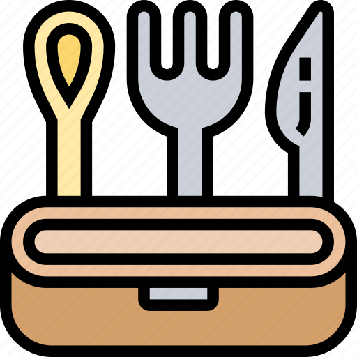 Cutlery, bento, box, lunch, eating icon - Download on Iconfinder