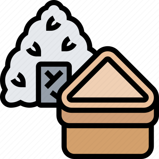 Onigiri, mold, triangle, rice, sushi icon - Download on Iconfinder