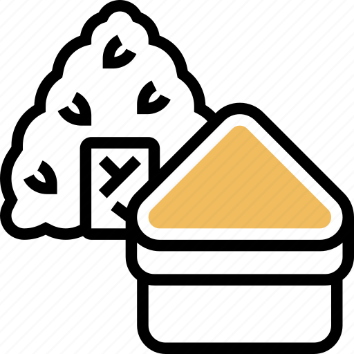 Onigiri, mold, triangle, rice, sushi icon - Download on Iconfinder
