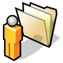 folder, users