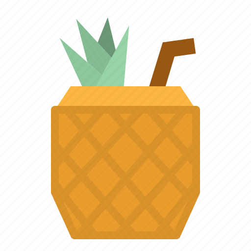 Alcohol, cocktail, drinks, juice, pineapple icon - Download on Iconfinder