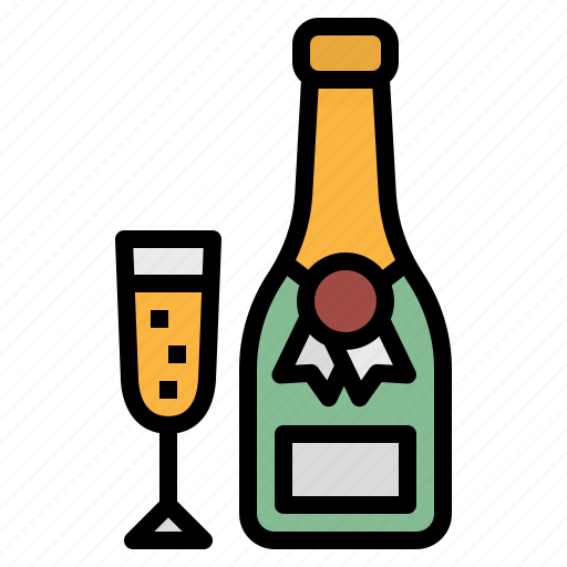 Alcoholic, champagne, congratulations, drinks, party icon - Download on Iconfinder