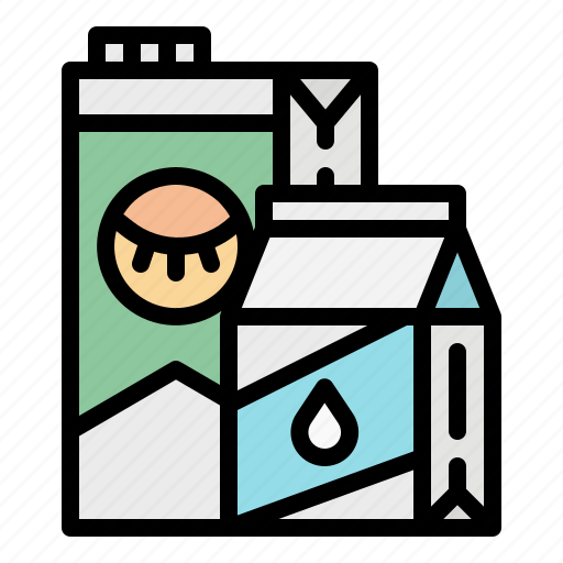 Box, carton, milk, milkshake, paper icon - Download on Iconfinder