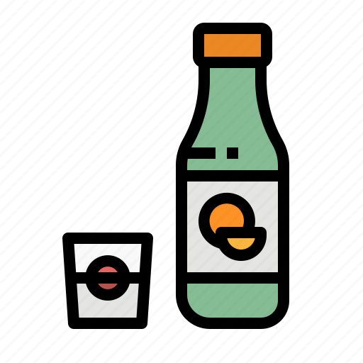 Alcohol, drink, korea, korean, soju icon - Download on Iconfinder