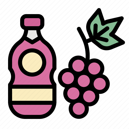 Beverage, drink, grape, juice, wine icon - Download on Iconfinder