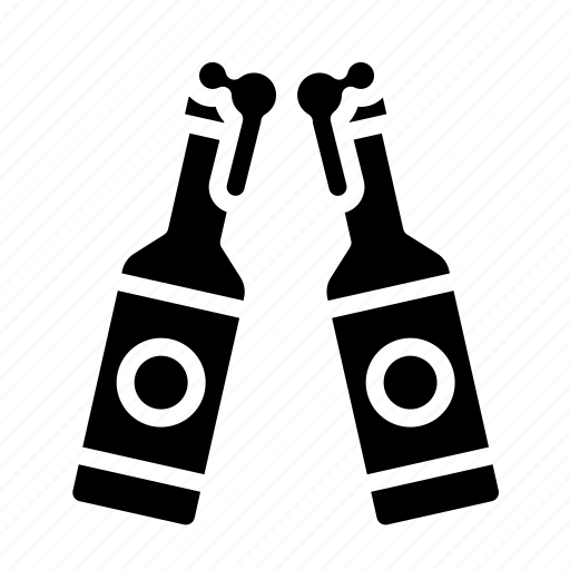 Alcohol, bar, beer, bottle, toast icon - Download on Iconfinder