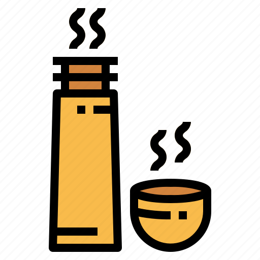 Coffee, drink, flask, hot, thermos icon - Download on Iconfinder