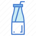 bottle, drink, food, milk