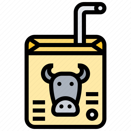 Box, calcium, dairy, milk, straw icon - Download on Iconfinder