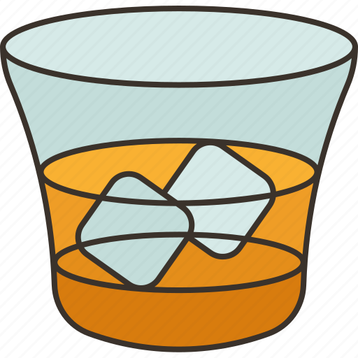 Whiskey, liquor, alcohol, iced, drink icon - Download on Iconfinder
