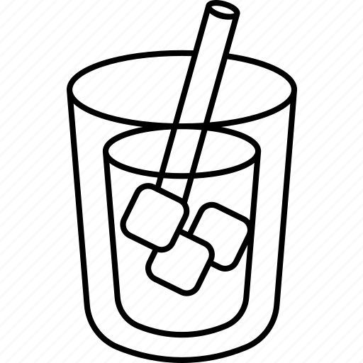 Iced, coffee, latte, beverage, refreshment icon - Download on Iconfinder