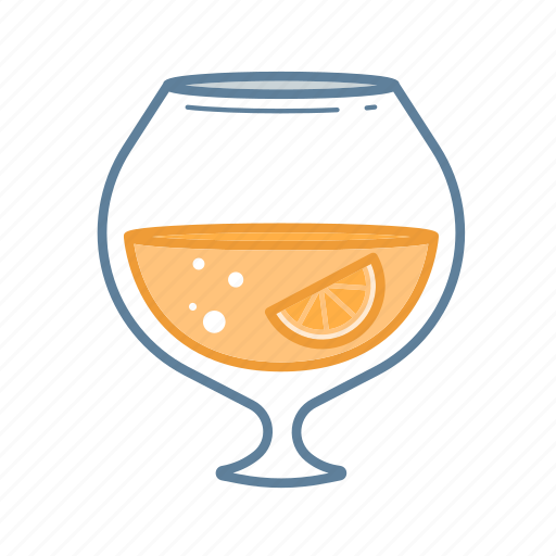 .svg, alcohol, drink, glass, orange icon - Download on Iconfinder