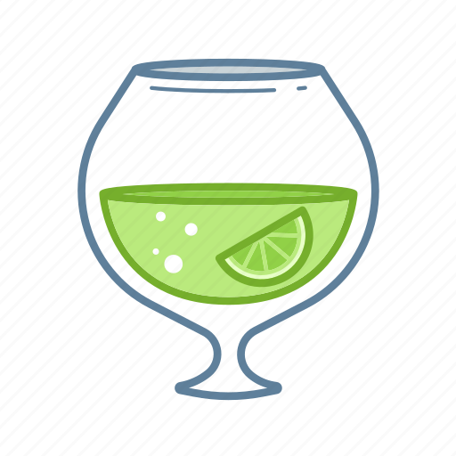 .svg, alcohol, beverage, glass, lime icon - Download on Iconfinder