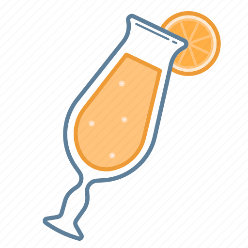 .svg, alcohol, beverage, drink, glass, orange icon - Download on Iconfinder