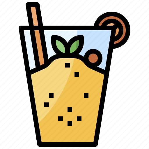 And, food, glass, refreshment, restaurant, smoothie, sweet icon - Download on Iconfinder