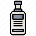 alcohol, bar, bottle, food, label, restaurant, vodka