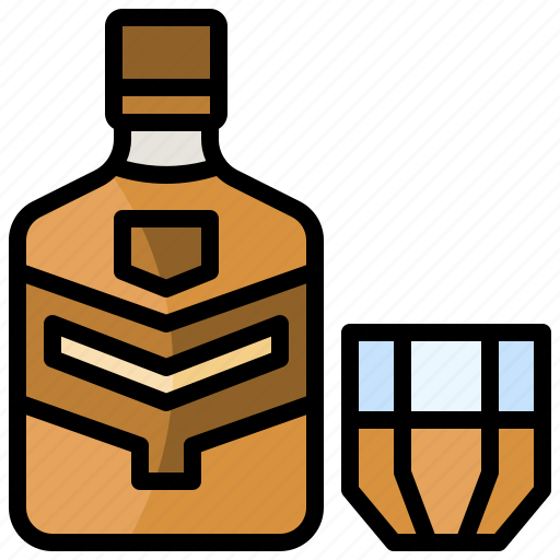Alcohol, alcoholic, bottle, drink, food, restaurant, whiskey icon - Download on Iconfinder