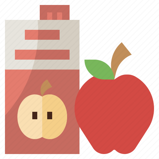 Apple, juice, lunch, meal, milk, snack icon - Download on Iconfinder
