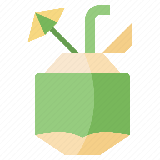 Alcohol, and, cocktail, coconut, drink, food, restaurant icon - Download on Iconfinder