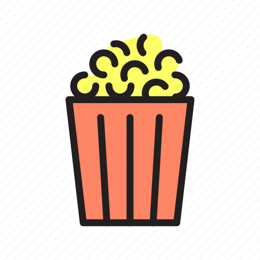 Snack, popcorn, movie, food, cinema, menu, dessert icon - Download on Iconfinder