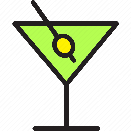 Beverage, mocktail, alcohol, cocktail, drink, bar, glass icon - Download on Iconfinder