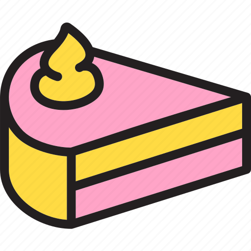 Snack, slice, cake, birthday, anniversary, food, celebration icon - Download on Iconfinder