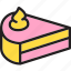 snack, slice, cake, birthday, anniversary, food, celebration, party, dessert 