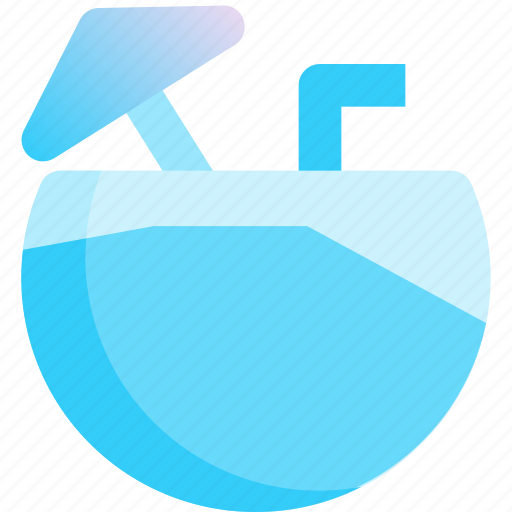 Beverage, coconut, drink, summer, water icon - Download on Iconfinder