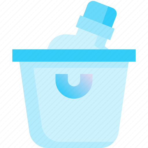Beverage, bucket, drink, ice, wine icon - Download on Iconfinder