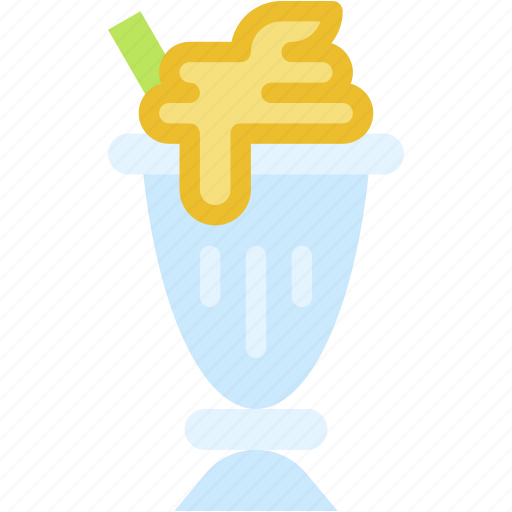 Milkshake, drink, beverage, cream, summer, cold icon - Download on Iconfinder