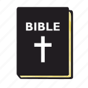 bible, book, cover, cross, gold, paper, religion