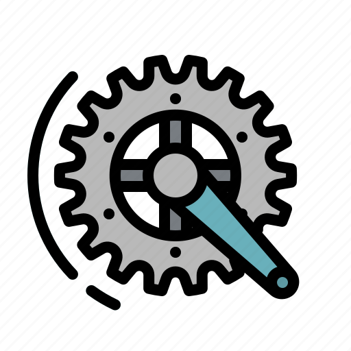 Competition, crankset, gear, ride, wheel icon - Download on Iconfinder