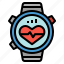 cardiogram, healthcare, heart, rate, smartwatch 