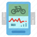 bicycle, bike, meter, pulsometer, speed