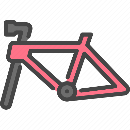 Frame, bike, bicycle, component, metal icon - Download on Iconfinder