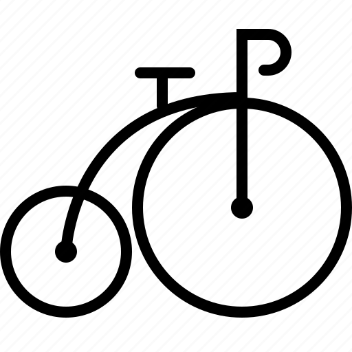 Bicycle, old bicycle, old bike, vintage, vintage bicycle, ride icon - Download on Iconfinder