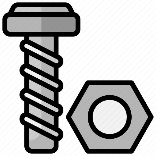 Screw, metal, construction, tools, nuts icon - Download on Iconfinder